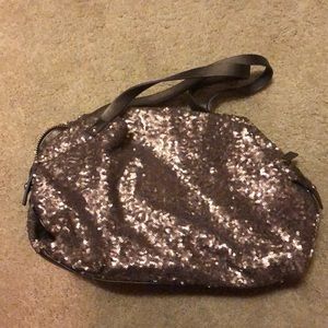 Bronze sequined purse